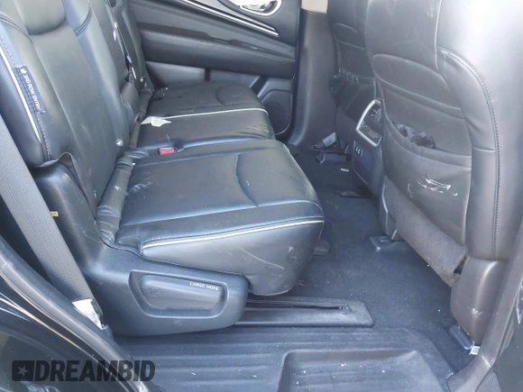 2019 Infiniti QX60 LUXE with VIN 5N1DL0MN0KC548592, listed as a IAAI auction lot 41305876 with 142,064 mi miles. Bid and sale history available at carsss.com. Image 8.