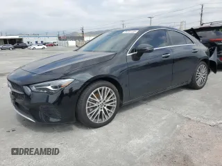 2024 Mercedes-Benz CLA 250 with VIN W1K5J4HB2RN473260, listed as a Copart auction lot 54201135 with 10,500 mi miles and Salvage title. Bid and sale history available at DreamBid. Image 1.