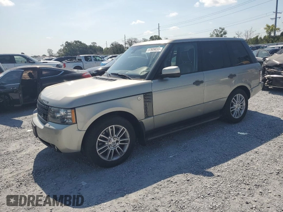 2011 Land Rover Range Rover HSE with VIN SALME1D41BA350040, listed as a Copart auction lot 57609055 with 137,440 mi miles and Clean title. Bid and sale history available at DreamBid. Image 1.