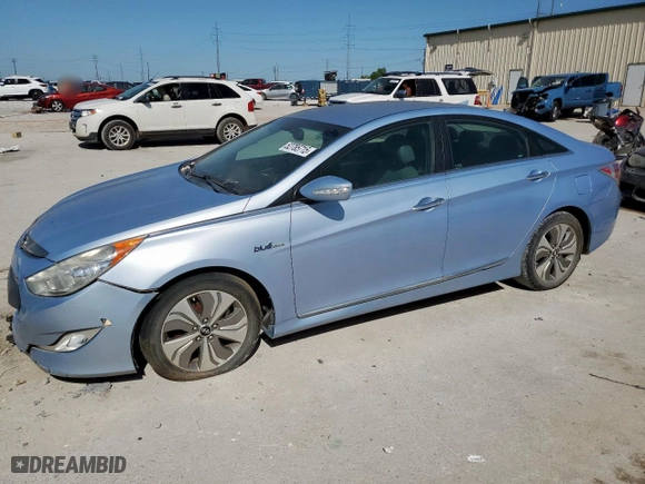2013 Hyundai Sonata Hybrid Limited with VIN KMHEC4A46DA088568, listed as a Copart auction lot 52785715 with 111,322 mi miles and Clean Title. Bid and sale history available at carsss.com. Image 1.