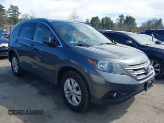 2013 Honda CR-V EX-L with VIN 2HKRM4H73DH656366, listed as a IAAI auction lot 41998244 with 124,864 mi miles. Bid and sale history available at carsss.com. Image 1.