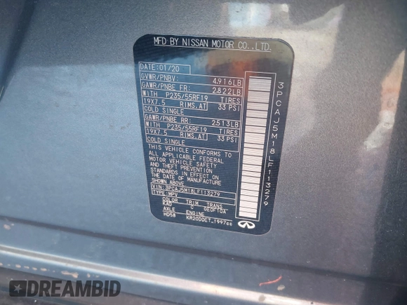 2020 Infiniti QX50 Essential с VIN 3PCAJ5M18LF113279, выставлен на аукционе IAAI как лот 41683001 с пробегом 41 047 миль миль и . История ставок и продаж доступна на DreamBid. Изображение 9.