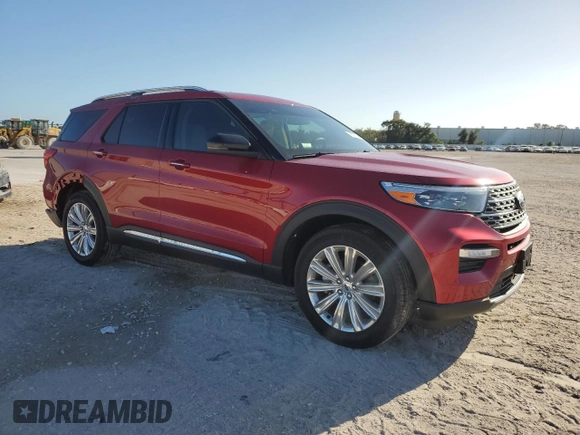 2024 Ford Explorer Limited with VIN 1FMSK7FH1RGA44047, listed as a Copart auction lot 79091034 with 6,137 mi miles and Salvage Title. Bid and sale history available at carsss.com. Image 4.