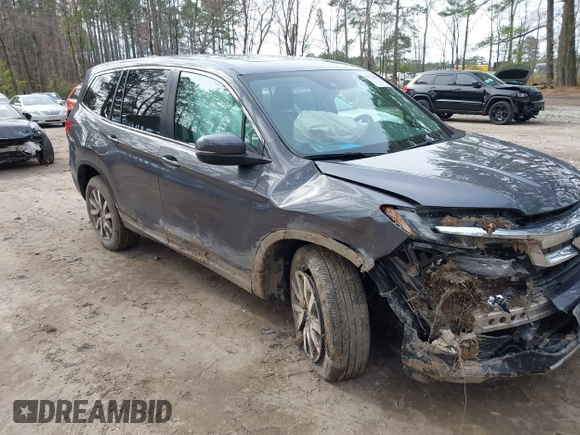 2022 Honda Pilot EX-L с VIN 5FNYF6H54NB009670, выставлен на аукционе IAAI как лот 41724302 с пробегом 32 690 миль миль и . История ставок и продаж доступна на DreamBid. Изображение 1.