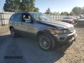 2005 BMW X5 4.4i with VIN 5UXFB53565LV15453, listed as a Copart auction lot 75830774 with 148,211 mi miles and Salvage Title. Bid and sale history available at carsss.com. Image 4.