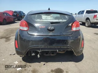 2012 Hyundai Veloster w/Gray Int with VIN KMHTC6AD5CU066108, listed as a Copart auction lot 62311305 with 117,856 mi miles and Salvage title. Bid and sale history available at DreamBid. Image 6.
