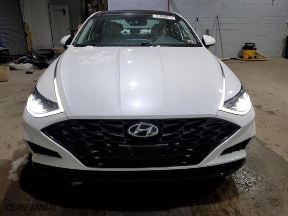 2022 Hyundai Sonata SEL with VIN KMHL14JA3NA174330, listed as a Copart auction lot 41850055 with 42,976 mi miles and Salvage Title. Bid and sale history available at carsss.com. Image 5.
