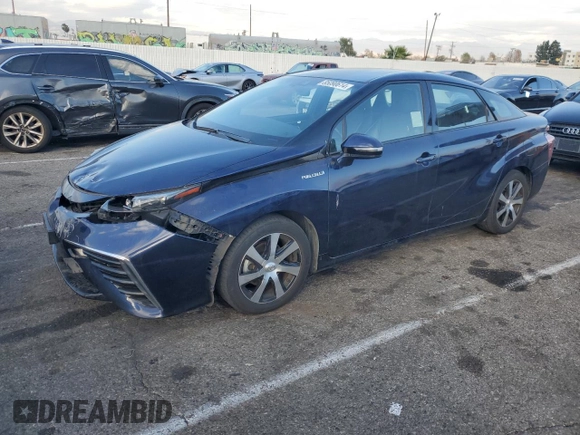 2018 Toyota Mirai with VIN JTDBVRBDXJA005443, listed as a Copart auction lot 85090614 with 70,165 mi miles and Salvage title. Bid and sale history available at DreamBid. Image 1.