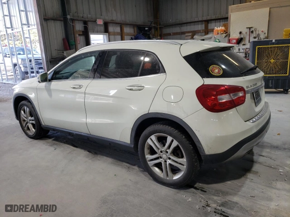 2015 Mercedes-Benz GLA-Class GLA 250 with VIN WDCTG4GB9FJ091659, listed as a Copart auction lot 77541754 with 56,493 mi miles and Salvage Title. Bid and sale history available at carsss.com. Image 2.