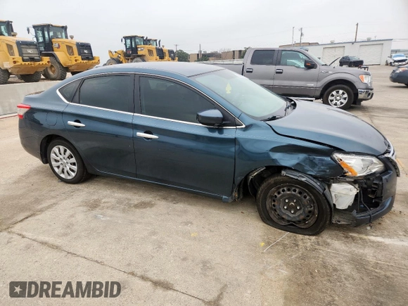 2014 Nissan Sentra SV with VIN 3N1AB7AP3EY328581, listed as a Copart auction lot 58059755 with 101,863 mi miles and Salvage title. Bid and sale history available at DreamBid. Image 4.