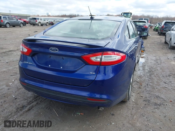 2014 Ford Fusion SE with VIN 1FA6P0H70E5363079, listed as a IAAI auction lot 41987310 with 128,629 mi miles and . Bid and sale history available at DreamBid. Image 4.