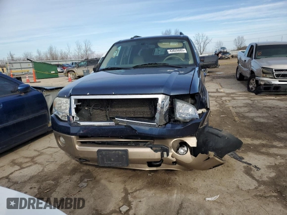 2014 Ford Expedition EL XLT with VIN 1FMJK1J56EEF18795, listed as a Copart auction lot 43826085 with 260,984 mi miles and Salvage Title. Bid and sale history available at carsss.com. Image 5.