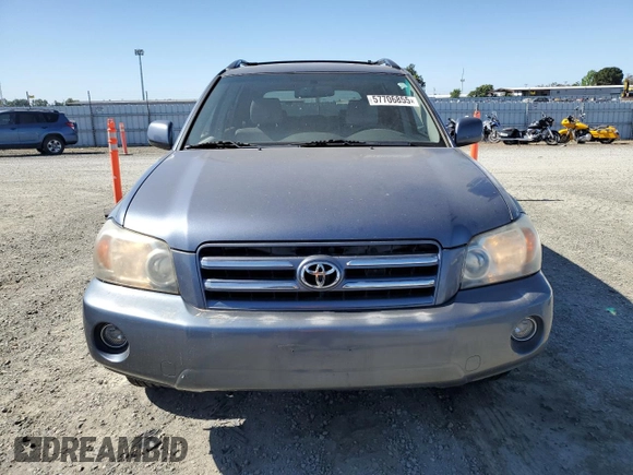 2007 Toyota Highlander w/3rd Row with VIN JTEDP21A870137094, listed as a Copart auction lot 57706855 with 160,443 mi miles and Clean title. Bid and sale history available at DreamBid. Image 5.