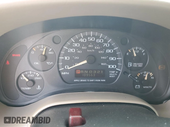 2005 GMC Safari with VIN 1GKDM19X25B504173, listed as a Copart auction lot 50250785 with 109,563 mi miles and Salvage Title. Bid and sale history available at carsss.com. Image 9.