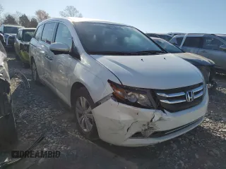 2016 Honda Odyssey EX-L with VIN 5FNRL5H61GB061423, listed as a Copart auction lot 49189835 with 158,040 mi miles and Salvage Title. Bid and sale history available at carsss.com. Image 4.
