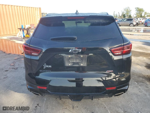 2023 Chevrolet Blazer RS with VIN 3GNKBERS3PS190889, listed as a Copart auction lot 51268455 with 27,921 mi miles and Non Repairable. Bid and sale history available at carsss.com. Image 6.
