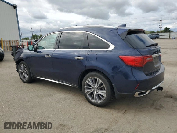 2018 Acura MDX Technology with VIN 5J8YD4H52JL018449, listed as a Copart auction lot 57474865 with 75,829 mi miles and Salvage title. Bid and sale history available at DreamBid. Image 2.