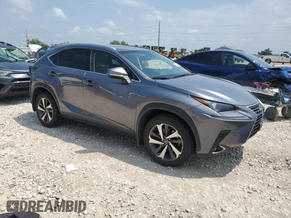 2019 Lexus NX 300 with VIN JTJBARBZ1K2183192, listed as a Copart auction lot 53644305 with 43,832 mi miles and Salvage Title. Bid and sale history available at DreamBid. Image 4.