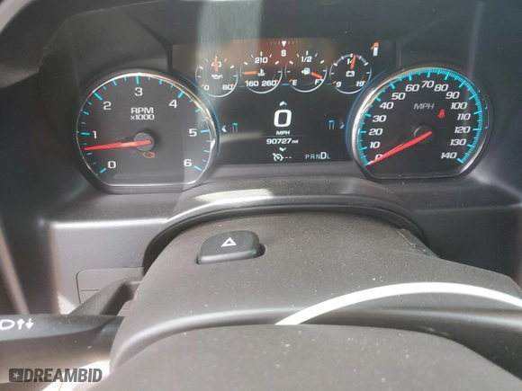 2017 GMC Sierra 1500 Denali with VIN 3GTU2PEJ9HG112342, listed as a Copart auction lot 50880135 with 90,727 mi miles and Salvage Title. Bid and sale history available at carsss.com. Image 9.