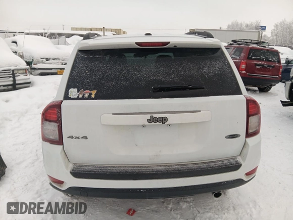 2016 Jeep Compass Sport SE z VIN 1C4NJDBB8GD596695, wystawiony jako Copart lot #44223565 z przebiegiem 65 776 mil mil oraz Szkoda całkowita • Salvage title. Historia ofert i sprzedaży dostępna na DreamBid. Obrazek 6.