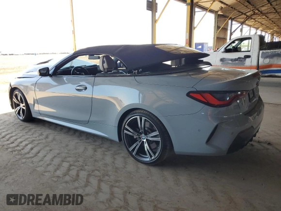 2024 BMW 4 Series 430i с VIN WBA23AT03RCP34674, выставлен на аукционе Copart как лот 57305345 с пробегом Не указан миль и Списание • Salvage title. История ставок и продаж доступна на DreamBid. Изображение 2.