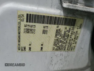 2014 Nissan Maxima SV with VIN 1N4AA5AP2EC456510, listed as a Copart auction lot 54312975 with 151,707 mi miles and Salvage title. Bid and sale history available at DreamBid. Image 12.