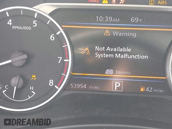 2021 Nissan Sentra SR with VIN 3N1AB8DV7MY289475, listed as a IAAI auction lot 41605026 with 53,954 mi miles and . Bid and sale history available at DreamBid. Image 15.