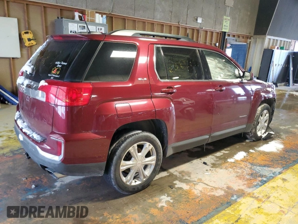 2016 GMC Terrain SLE with VIN 2GKFLNE37G6262721, listed as a Copart auction lot 87197134 with 64,072 mi miles and Non Repairable. Bid and sale history available at carsss.com. Image 3.
