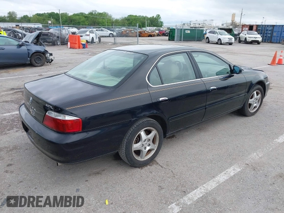 2003 Acura TL with VIN 19UUA56643A077137, listed as a IAAI auction lot 42173963 with 118,274 mi miles. Bid and sale history available at carsss.com. Image 4.
