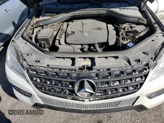 2015 Mercedes-Benz M ML 350 with VIN 4JGDA5JB1FA601587, listed as a Copart auction lot 46361785 with 140,942 mi miles and Salvage Title. Bid and sale history available at carsss.com. Image 12.