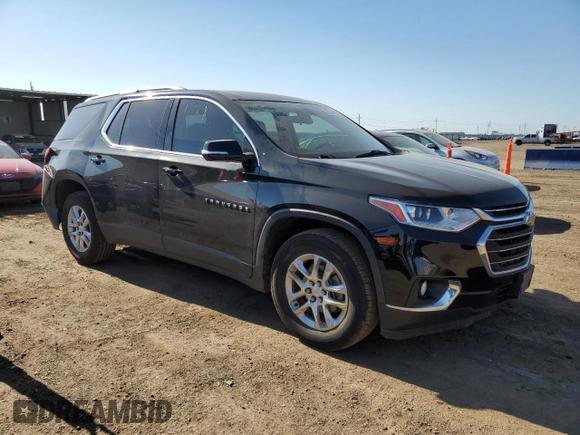 2018 Chevrolet Traverse LT Cloth with VIN 1GNERGKW6JJ263280, listed as a Copart auction lot 59155255 with 86,255 mi miles and Salvage title. Bid and sale history available at DreamBid. Image 4.
