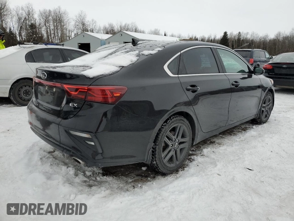 2021 Kia Forte EX with VIN 3KPF54AD2ME336444, listed as a Copart auction lot 88734225 with 76,017 mi miles and Salvage Title. Bid and sale history available at DreamBid. Image 3.