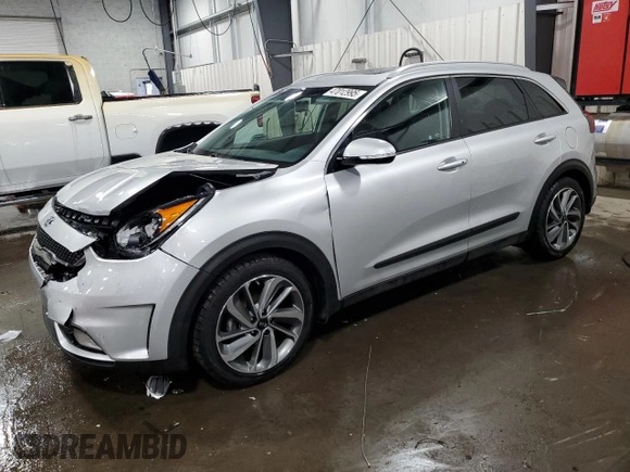 2017 Kia Niro Touring with VIN KNDCE3LC3H5094332, listed as a Copart auction lot 47012995 with 115,257 mi miles and Salvage Title. Bid and sale history available at carsss.com. Image 1.