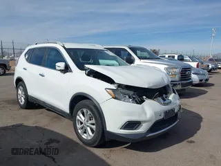 2016 Nissan Rogue SL with VIN 5N1AT2MT8GC911029, listed as a IAAI auction lot 41379214 with 147,732 mi miles. Bid and sale history available at carsss.com. Image 1.