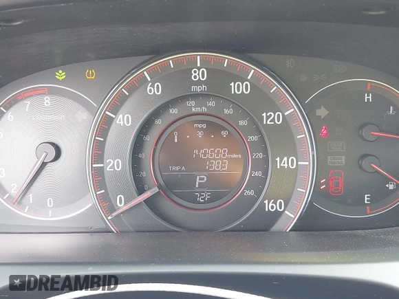 2016 Honda Accord Sport with VIN 1HGCR2F56GA129934, listed as a IAAI auction lot 41935822 with 140,608 mi miles and . Bid and sale history available at DreamBid. Image 15.