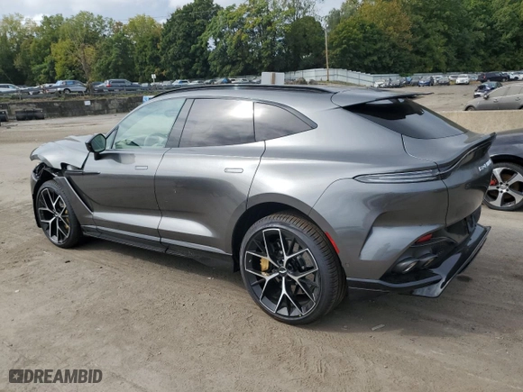 2024 Aston Martin DBX 707 with VIN SD7VUJBW5RTV11247, listed as a Copart auction lot 71076824 with 0 mi miles and Salvage Title. Bid and sale history available at carsss.com. Image 2.
