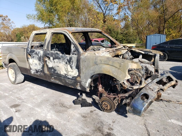 2010 Ford F-150 XL with VIN 1FTFW1EV7AFD53711, listed as a Copart auction lot 76957464 with 0 mi miles and Salvage Title. Bid and sale history available at carsss.com. Image 4.