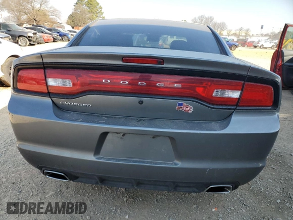 2012 Dodge Charger Police with VIN 2C3CDXAT3CH144424, listed as a Copart auction lot 48874265 with 96,312 mi miles and Salvage Title. Bid and sale history available at carsss.com. Image 6.