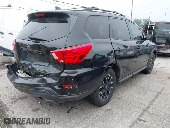 2019 Nissan Pathfinder Platinum with VIN 5N1DR2MM9KC627146, listed as a IAAI auction lot 42443000 with 100,762 mi miles and . Bid and sale history available at DreamBid. Image 4.