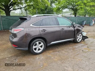 2014 Lexus RX 350 with VIN 2T2BK1BA4EC236769, listed as a Copart auction lot 58861175 with 15,737 mi miles and Salvage title. Bid and sale history available at DreamBid. Image 3.
