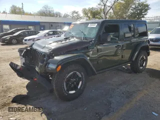 2022 Jeep Wrangler Unlimited Rubicon z VIN 1C4HJXFN9NW186122, wystawiony jako Copart lot #79685634 z przebiegiem 81 332 mil mil oraz Szkoda całkowita • Salvage title. Historia ofert i sprzedaży dostępna na DreamBid. Obrazek 1.