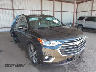 2019 Chevrolet Traverse LT z VIN 1GNERHKW8KJ196799, wystawiony jako IAAI lot #41860306 z przebiegiem 54 329 mil mil oraz . Historia ofert i sprzedaży dostępna na DreamBid. Obrazek 1.