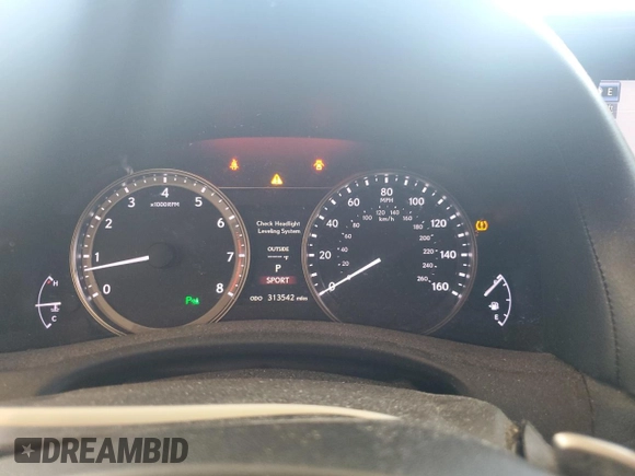 2013 Lexus GS 350 z VIN JTHBE1BL2D5019129, wystawiony jako Copart lot #56495685 z przebiegiem 313 542 mil mil oraz Szkoda całkowita • Salvage title. Historia ofert i sprzedaży dostępna na DreamBid. Obrazek 9.