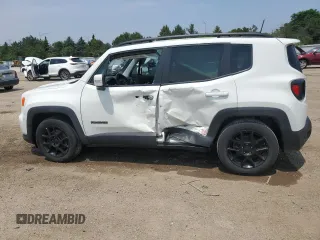 2020 Jeep Renegade Latitude with VIN ZACNJABB2LPL25025, listed as a Copart auction lot 59745345 with 76,988 mi miles and Non repairable. Bid and sale history available at DreamBid. Image 2.