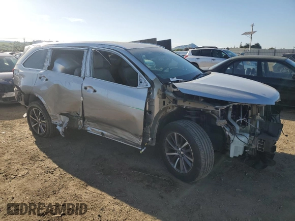 2018 Toyota Highlander SE z VIN 5TDKZRFH5JS534366, wystawiony jako Copart lot #52105255 z przebiegiem 53 972 mil mil oraz Szkoda całkowita • Salvage title. Historia ofert i sprzedaży dostępna na DreamBid. Obrazek 4.