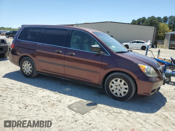 2010 Honda Odyssey LX z VIN 5FNRL3H25AB004652, wystawiony jako Copart lot #54923025 z przebiegiem 335 312 mil mil oraz Szkoda całkowita • Salvage title. Historia ofert i sprzedaży dostępna na DreamBid. Obrazek 4.