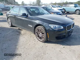 2015 BMW 7 Series 750Li xDrive with VIN WBAYF8C53FD655386, listed as a IAAI auction lot 41474678 with 122,160 mi miles and . Bid and sale history available at carsss.com. Image 1.