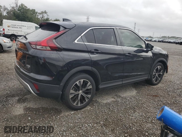 2022 Mitsubishi Eclipse Cross SE с VIN JA4ASWAAXNZ056405, выставлен на аукционе Copart как лот 79829844 с пробегом 32 253 миль миль и Списание • Salvage title. История ставок и продаж доступна на DreamBid. Изображение 3.