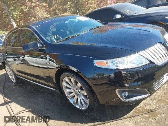 2012 Lincoln MKS with VIN 1LNHL9ER8CG801403, listed as a IAAI auction lot 40642385 with 149,167 mi miles. Bid and sale history available at carsss.com. Image 1.