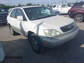 2001 Lexus RX 300 with VIN JTJGF10U510111986, listed as a IAAI auction lot 42012993 with 238,323 mi miles. Bid and sale history available at carsss.com. Image 1.